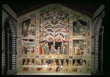 Der Baum des Lebens und Das letzte Abendmahl, 1360